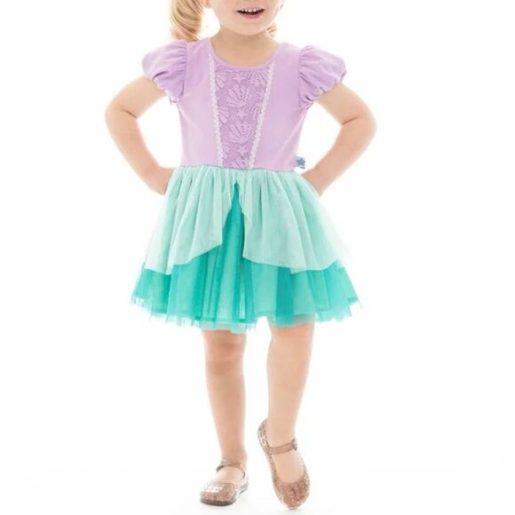 Taylor Joelle, Pearl Mermaid Princess Dress Disney’s Ariel Inspired, Girls 7 - Picture 3 of 14